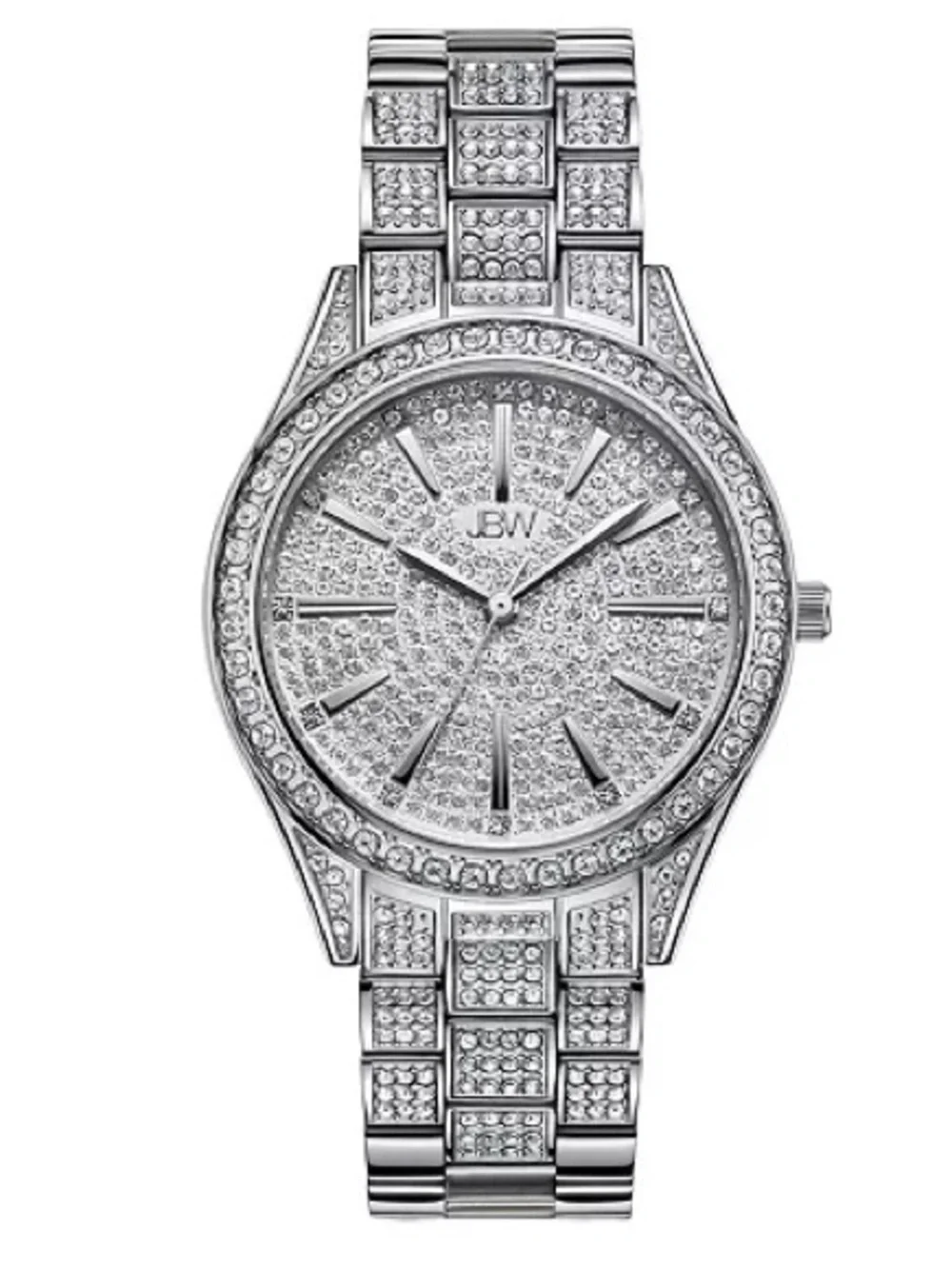 JBW Women's Cristal Diamond (1/8 ct. t.w.) Watch in Stainless Steel Watch 38mm